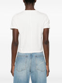 Alice + Olivia Embroidered Cotton T Shirt