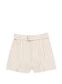 Iro Short en coton rayé anémone