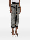Jupe longue en tweed Balmain