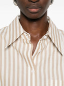 Iro Azaloa Striped Cotton Blouse