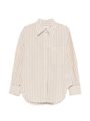 Iro Azaloa Striped Cotton Blouse