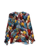 Alice + Olivia Printed Blouse