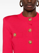 Cardigan girocollo con bottoni di Balmain