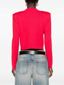 Cardigan girocollo con bottoni di Balmain