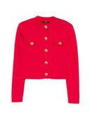 Cardigan girocollo con bottoni di Balmain