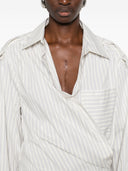 Iro Lace Striped Cotton Shirt