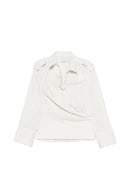 Iro Lace Striped Cotton Shirt