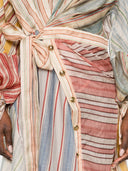 Zimmermann Rebellion Linen And Silk Dress