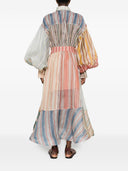Zimmermann Rebellion Linen And Silk Dress