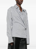 Iro Lace Striped Cotton Shirt