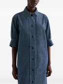 Jil Sander denim katoenen chemisierjurk