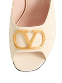 Valentino Garavani V Logo Signature Leather Mules