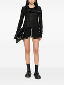 Rick Owens Silk Blend Shorts