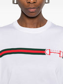 T-shirt en coton à logo Gucci