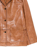 Chaqueta de cuero de ante Herskind