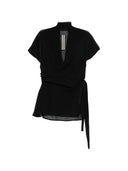 Rick Owens Silk Wrap Top