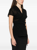 Rick Owens Silk Wrap Top