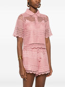 Zimmermann Wanderlust Crochet Cotton Top