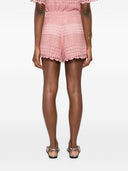 Zimmermann Wanderlust virkade bomullsshorts