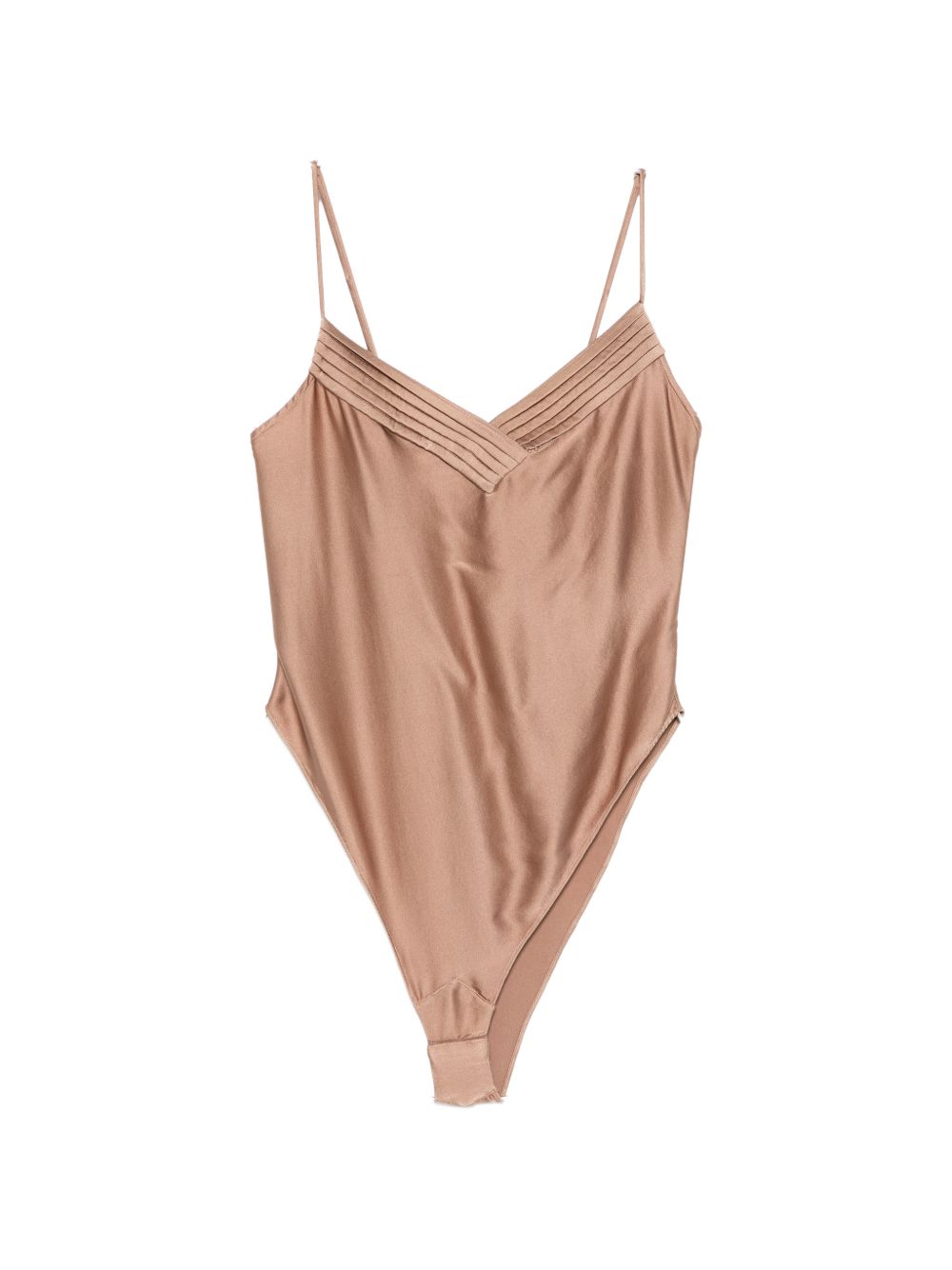 Forte Forte Silk Satin Bodysuit