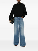 Pull à col rond en coton Gucci