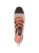 Zapatos de tacón con tira trasera Papaya de Carel Paris