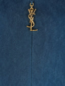 Robe en satin de soie Saint Laurent