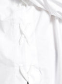 Chemise à lacets en coton Balenciaga