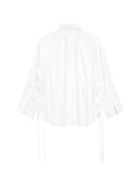 Chemise à lacets en coton Balenciaga