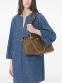 Valentino V Logo Signature Denim Short Dress