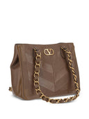 Valentino Garavani Laseine Small Leather Tote Bag