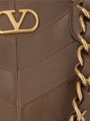 Valentino Garavani Laseine Small Leather Tote Bag