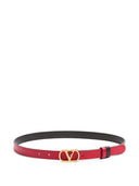 Valentino Garavani V Logo Signature Leather Belt