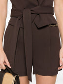 Shorts de talle alto Elisabetta Franchi
