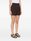 Shorts de talle alto Elisabetta Franchi