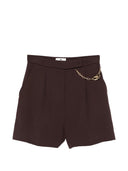 Shorts de talle alto Elisabetta Franchi