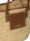 Jacquemus Le Panier Soli Korbtasche aus Raffiabast