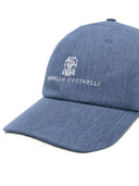 Cappello da baseball con logo Brunello Cucinelli