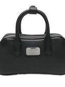 Emporio Armani kleine leren bowlingtas