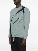 Sweat-shirt à col rond en coton Emporio Armani