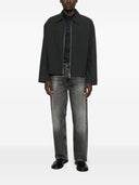 Camicia in cotone con logo Emporio Armani