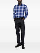 Camicia a quadri in cotone Tom Ford