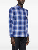 Camicia a quadri in cotone Tom Ford