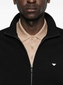 Sweat-shirt en coton à logo Emporio Armani