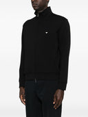 Sweat-shirt en coton à logo Emporio Armani