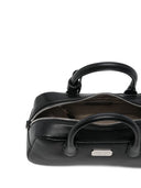 Emporio Armani Medium Leather Bowling Bag