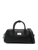 Emporio Armani Medium Leather Bowling Bag