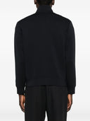 Felpa in cotone con logo Emporio Armani