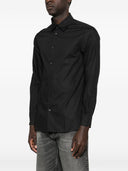 Camicia in cotone con logo Emporio Armani