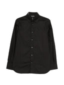 Camicia in cotone con logo Emporio Armani